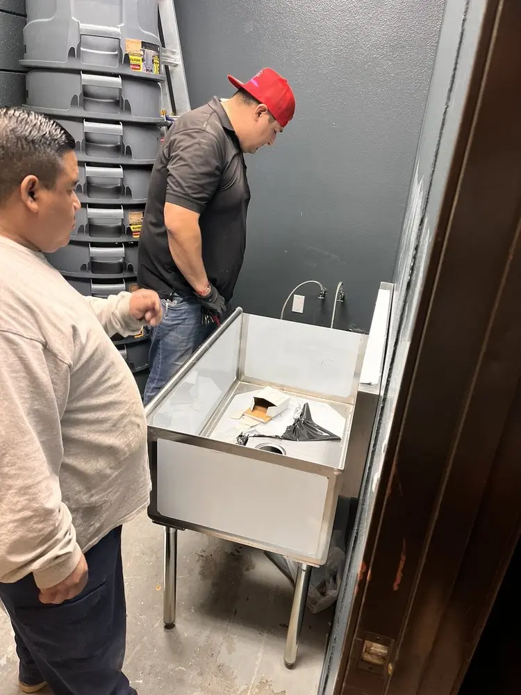 Commercial plumbing and sink installation in Shelocta